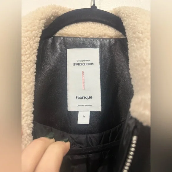 Jesper Börjesson with Fabrique Courtney Jacket in Vegan Leather size Medium - Picture 4 of 7